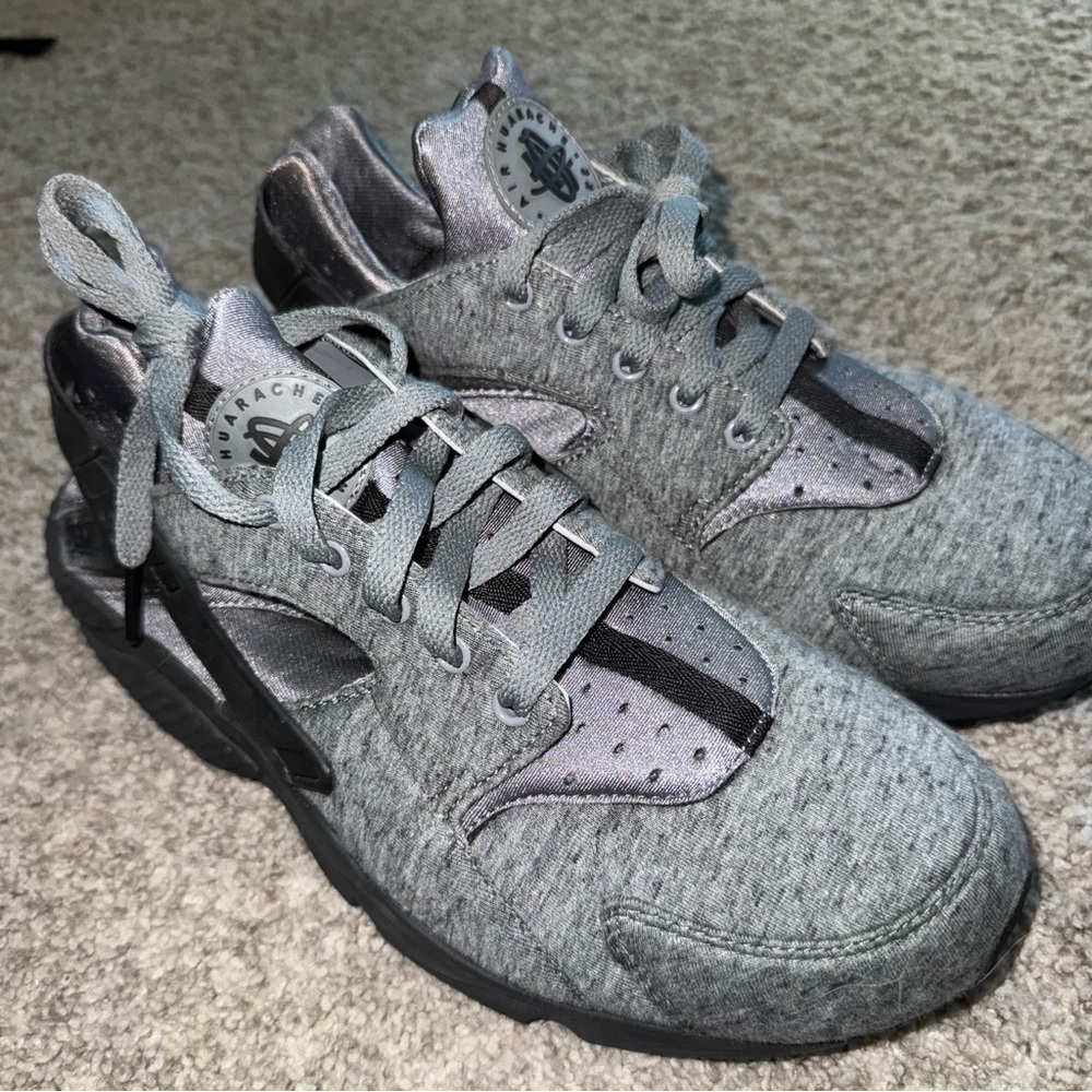 Nike Air Huarache Gray Tech Fleece Pack - Picture 6 of 11